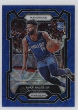 2023-24 Panini Prizm Choice Blue Prizm 13/49 Mike Miles Jr #295 10ek