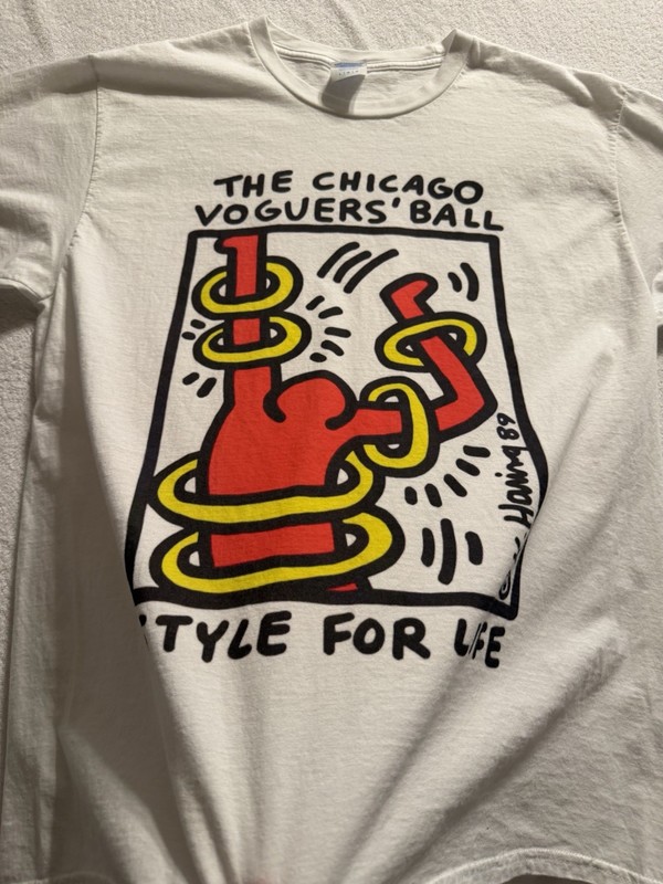 Keith Haring / The Voguers’ Ball- STYLE FOR LIFE T Shirt— LARGE 100% Cotton ✅