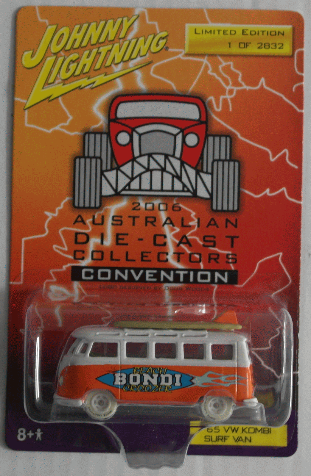 Johnny bianca Lightning – VW autobus t1 Samba arancionebianco Bondi Beach NuovoScatola Originale Johnny bianca Lightning – VW autobus t1 Samba arancionebianco Bondi Beach NuovoScatola Originale