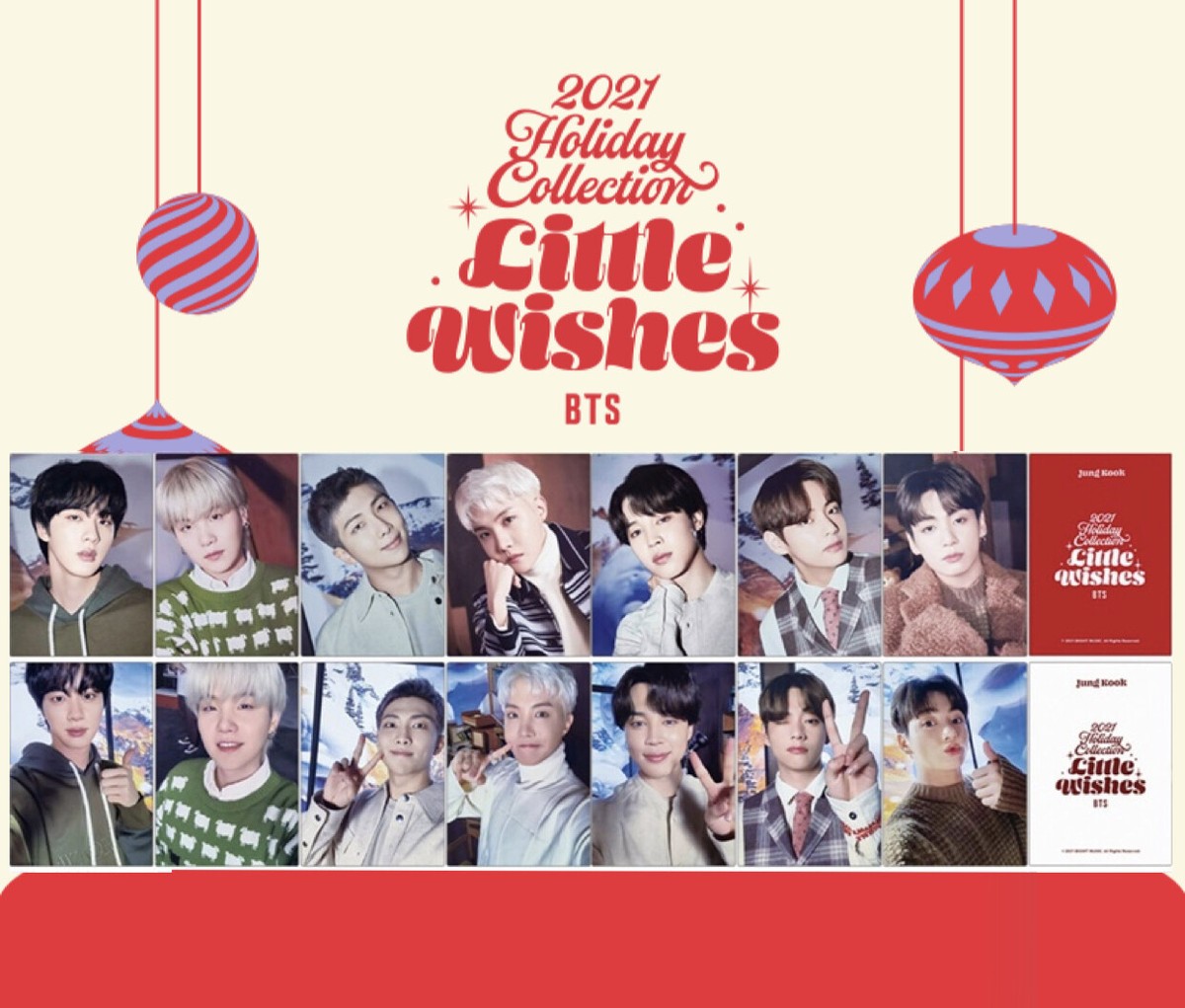 防弾少年団(BTS) - BTS Little Wishes HOLIDAY SPECIAL BOX未開封 BTS Little Wishes Special Box Photocards Sets 2021 Holiday