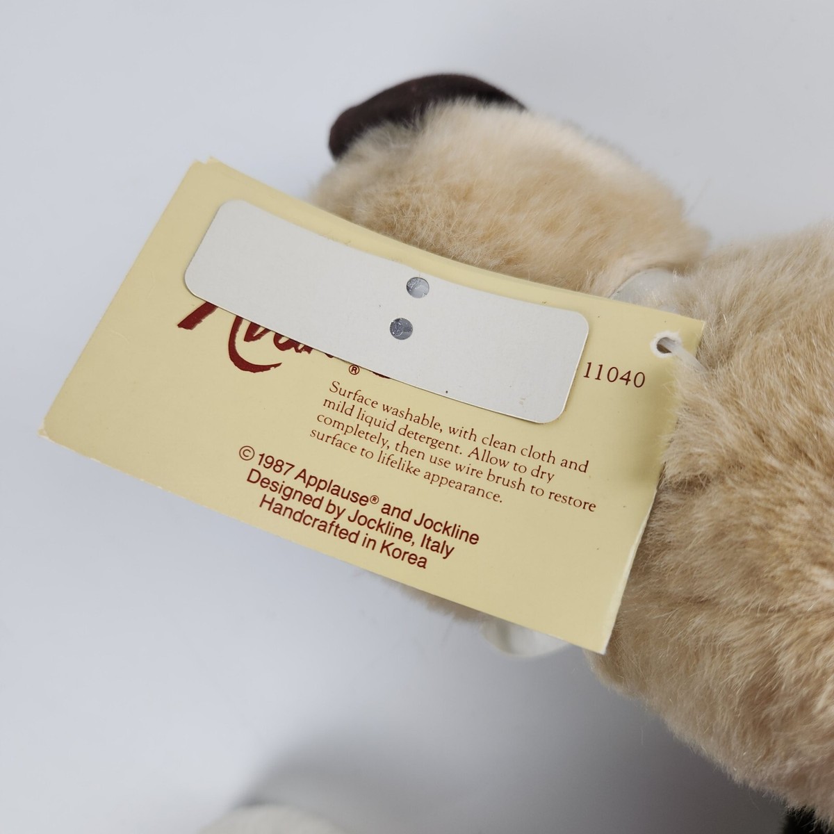 Vintage猫ぬいぐるみApplause社Avanti(アメリカ) Vintage Applause Avanti Siamese Cat 1987 Realistic Plush Cat