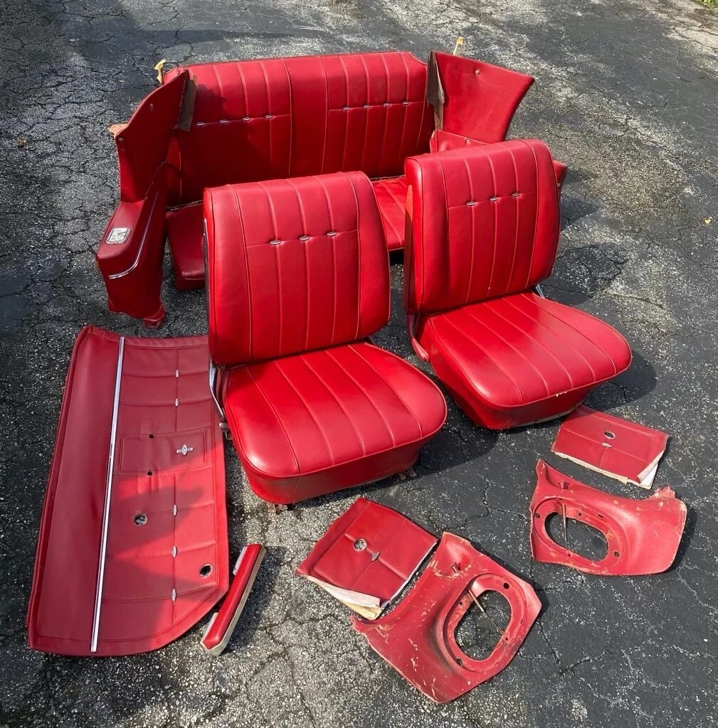 1965 66 CHEVY CORVAIR MONZA CORSA INTERIOR SEATS PANELS GM IMPALA GTO CHEVELLE