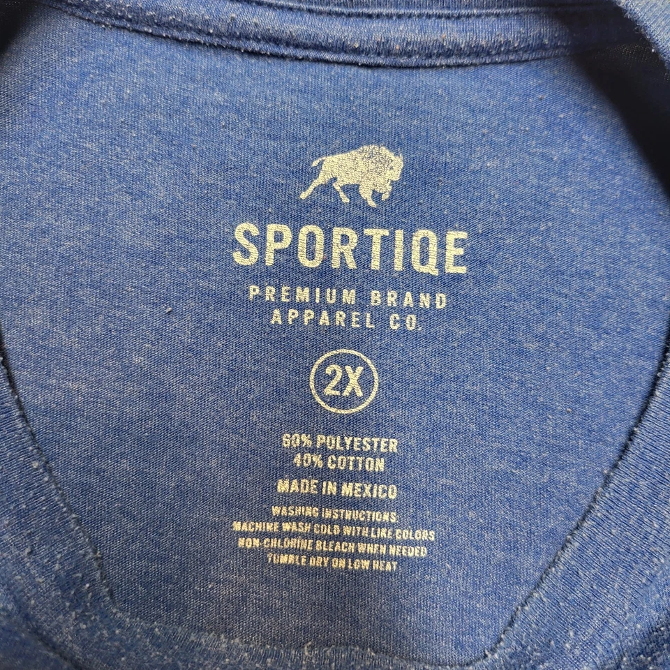 WWE Hell In A Cell Detroit Pistons Shirt Mens 2XL Blue Short Sleeve Wrestling - Image 3 of 4