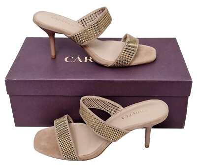 Carvela Genetic Pantolette Atemberaubende Blush Riemchen High Heels Damen EU 36 UK 3