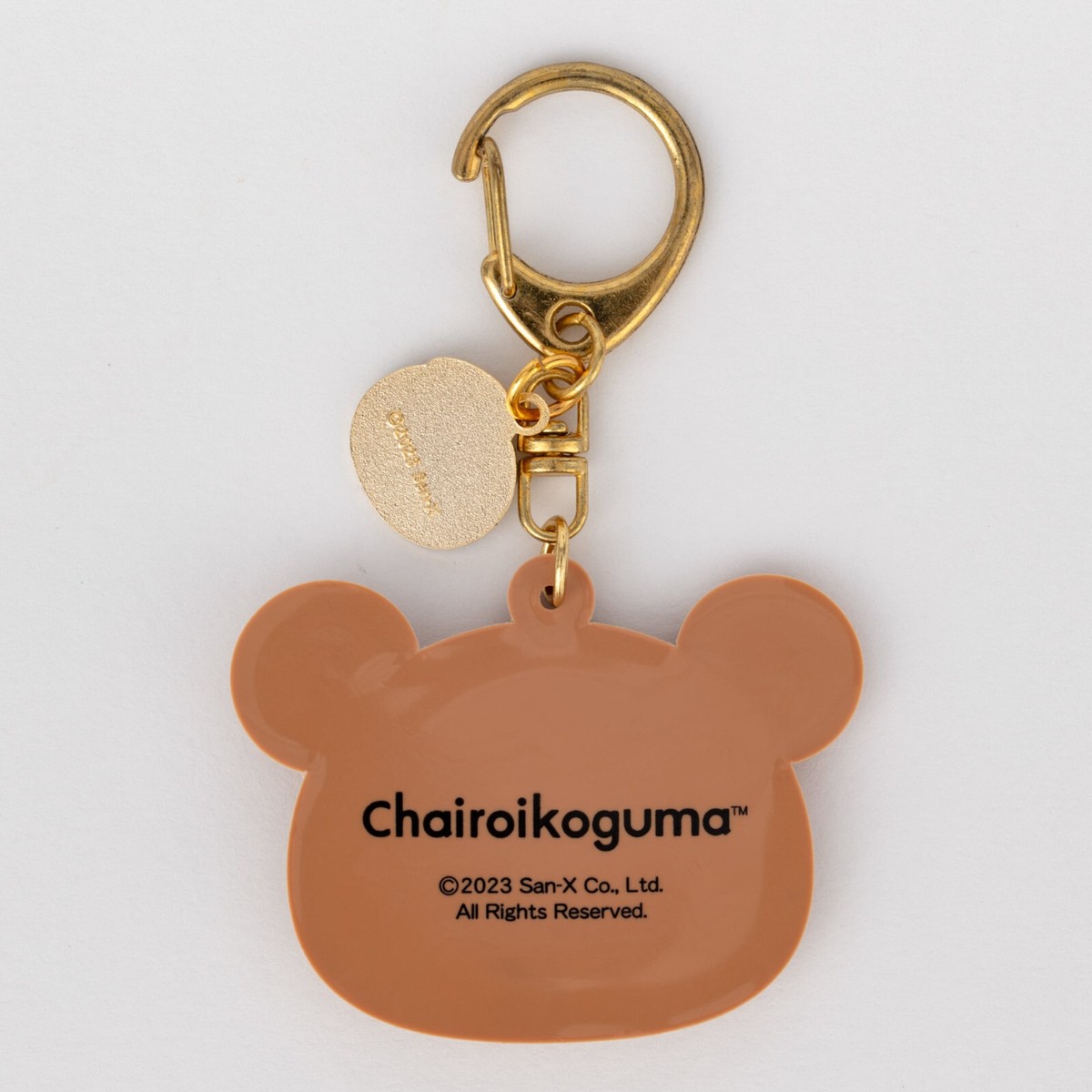 小物 ruhiko Rilakkuma x BUTTON & CUFFLINKS Chairoikoguma Rubber Keychain