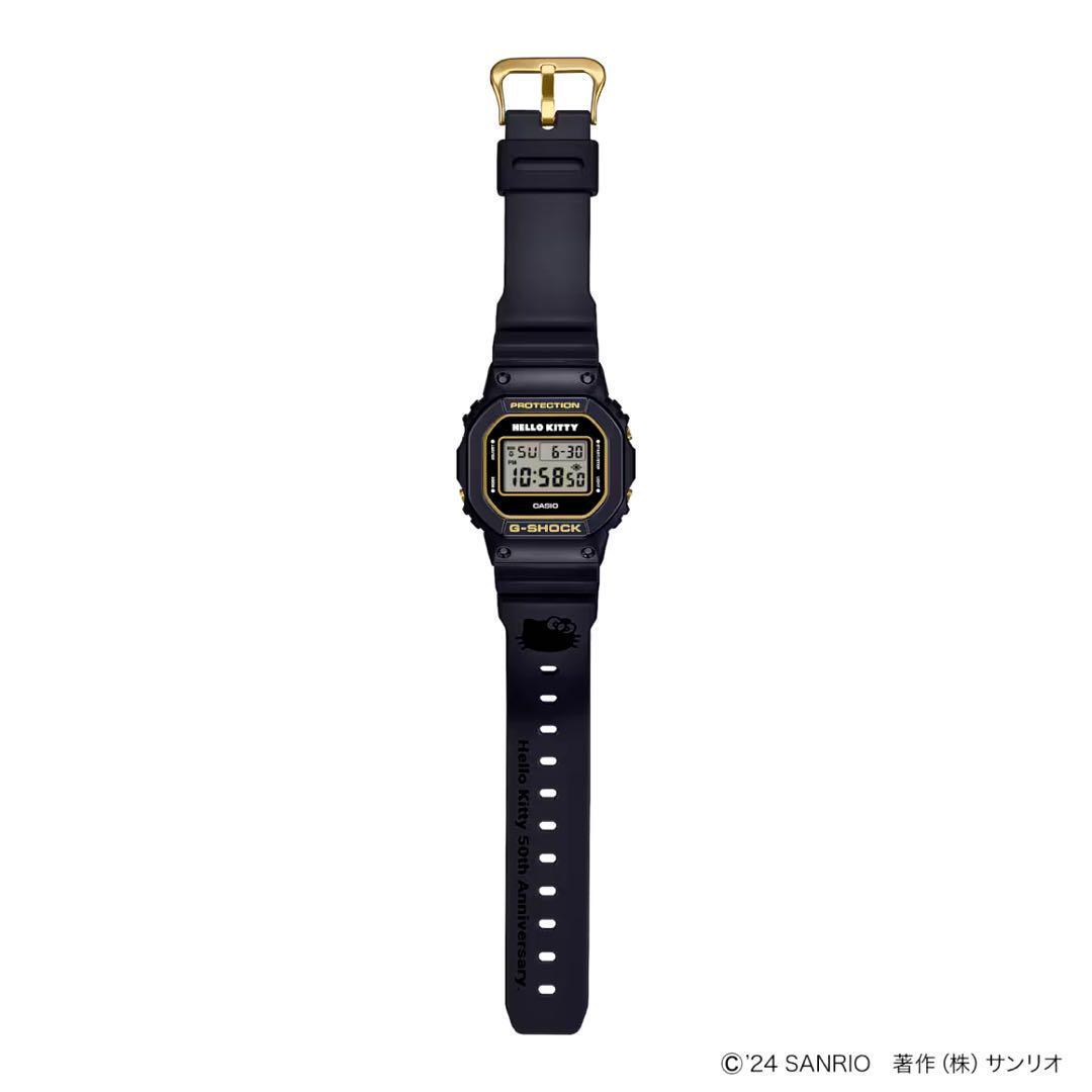 新品★ハローキティ50周年 G-SHOCK DW-5600KT24-1JR ハローキティ」50周年×カシオ時計事業50周年コラボG-SHOCK「DW
