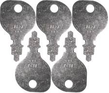 Fits #15 (1148) Deere/Polaris/Indak/Kubota Replacement Key *5 Pack*
