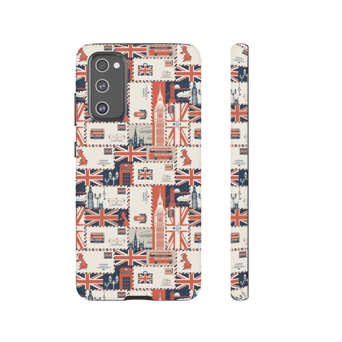British Icons Phone Case - Union Jack, Big Ben, British Flag, London, Wrap Print - Picture 173 of 177