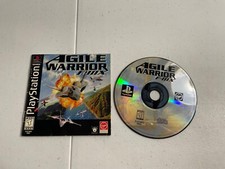 Agile Warrior F-111X - PS1 PS2 Playstation Game w/manual - no case - Tested