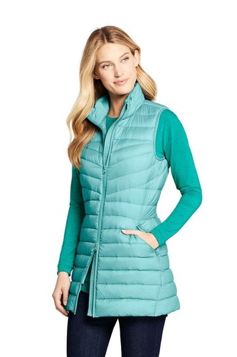 Ultralight Packable Long Down Vest NWT 