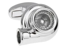 Turbocharger Sports Car Cufflinks Gift Box & Polishing Cloth Included