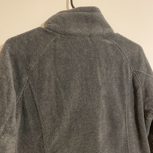 Columbia Womens Fleece Jacket Grey Large Benton Springs Full Zip Coat - Picture 6 of 8