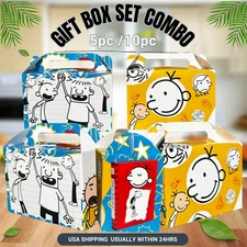 Diary wimpy kid Party Gift Box Supplies happy birthday centerpiece decoration