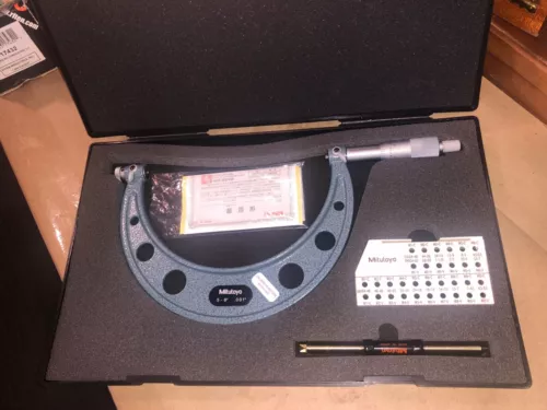 MITUTOYO SCREW THREAD MICROMETER NO. 126-142 5-6" .001"