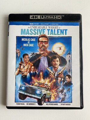 The Unbearable Weight of Massive Talent (4K UHD+Blu ray, 2022) Nicolas Cage