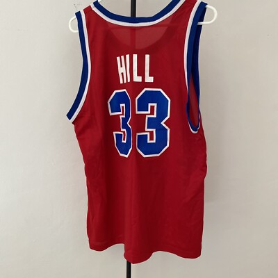 Vintage Champion Jersey Detroit Pistons Grant Hill #33 Adult
