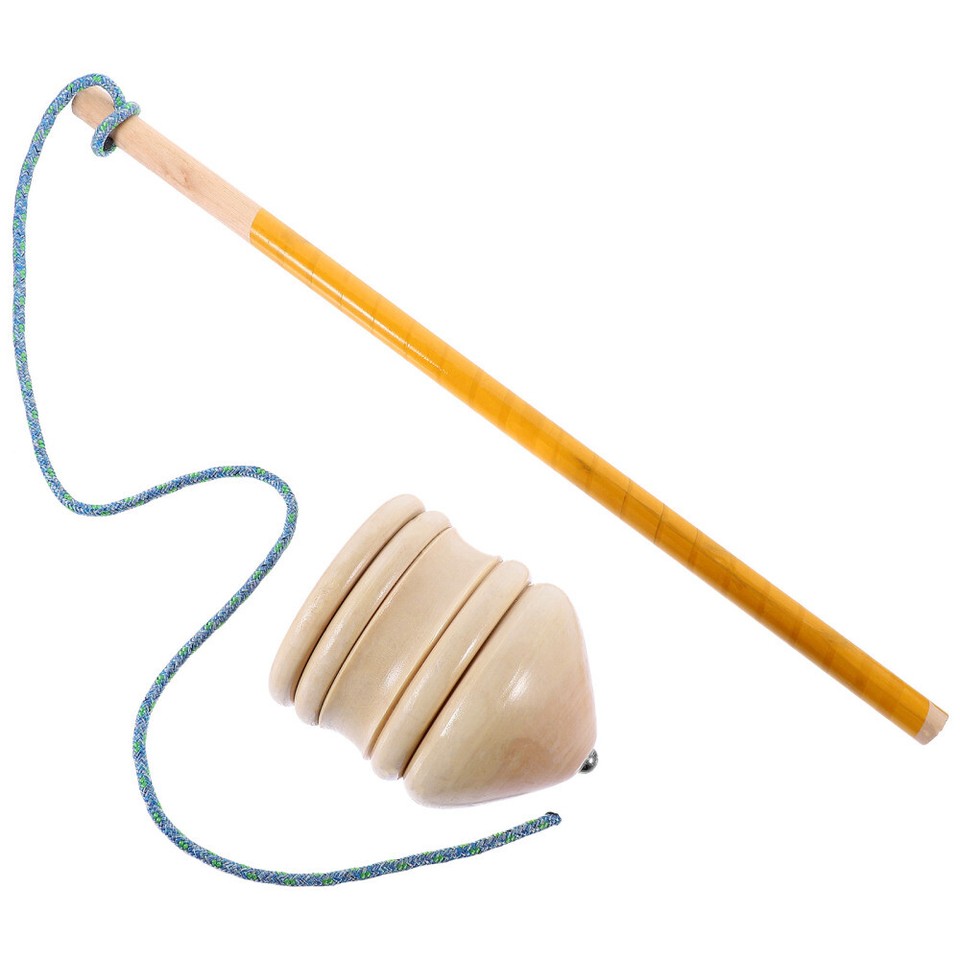 Children Birthday Giveaways Party Game Toy Party Wooden Game Toy Gyro