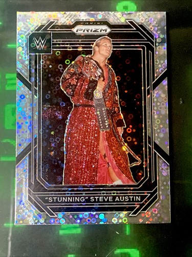 2023 Prizm WWE Undercard “Stunning Steve Austin” Stone Cold Variation Disco SP - Picture 7 of 16