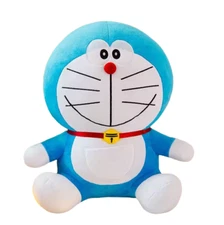 New LARGE Magic Dream Doraemon Smile Sitting Plush Cute 22cm Blue Doll Toy Anime