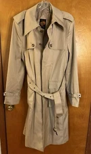 Foxrun Trench Coat Kacki Belted  No Size 