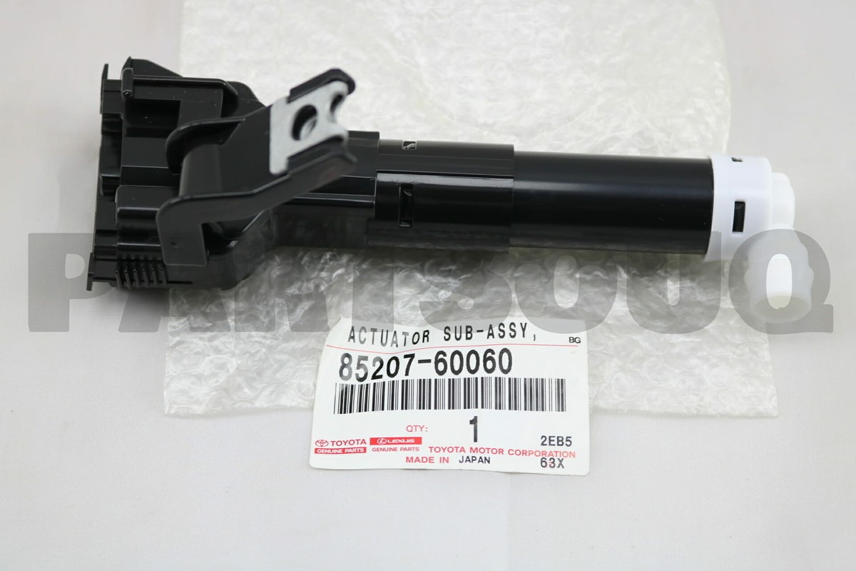 ネイル 8520760060 Genuine Toyota ACTUATOR SUB-ASSY, HEADLAMP WASHER, RH