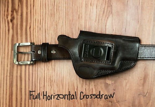 Tagua Texas 1836 Right Hand 4 in 1 IWB OWB Brown Leather Holster - CHOOSE - Picture 11 of 15