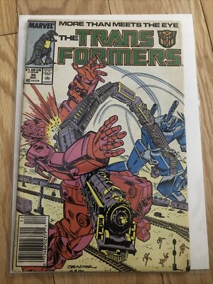 Marvel Comics The Transformers #35 Copper Age Boarded