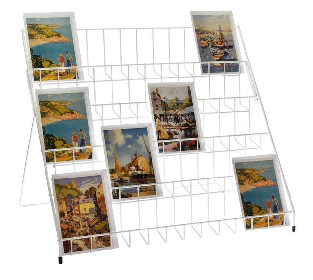 Stand Lightweight Collapsible Greeting Card Display Stand White 37mm