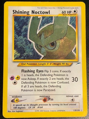 Shining Noctowl Holo 110/105 Neo Destiny NM | eBay