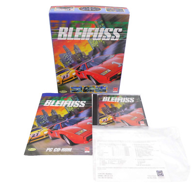 Bleifuss Big Box PC CD Rom Virgin Interactive Sehr gut Sammler Vintage