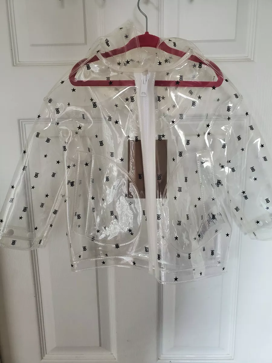 Burberry top plastic raincoat