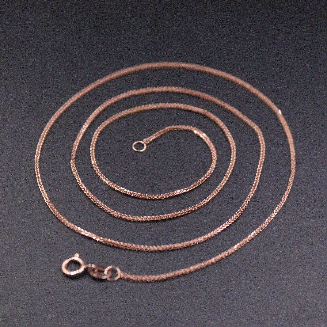 Rose gold shop necklace chain