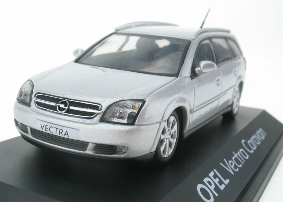 SCHUCO - OPEL Vectra C Caravan - silber metallic -Kombi - 1:43 - NEU -Modellauto - Bild 4 von 4
