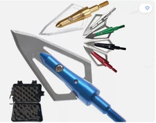 12Pcs Biting Hunting Broadheads 100Gr Outdoor Sport Archery Crossbow Arrow Tips