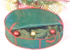 Richards 30" Wreath Storage Bag Dual Zippers Carrying Handle NEW