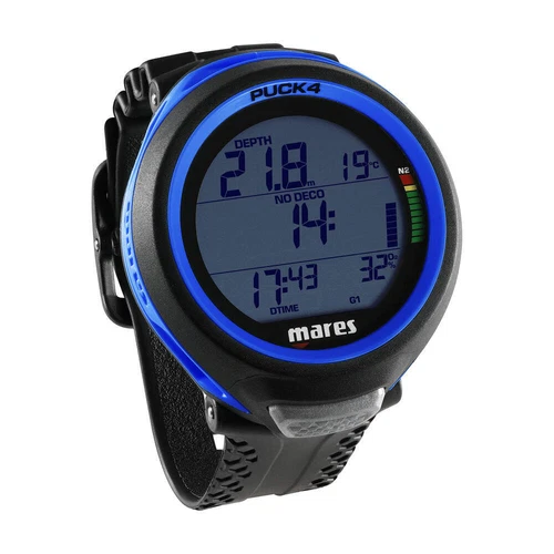 Mares PUCK 4 Tauchcomputer schwarz/blau