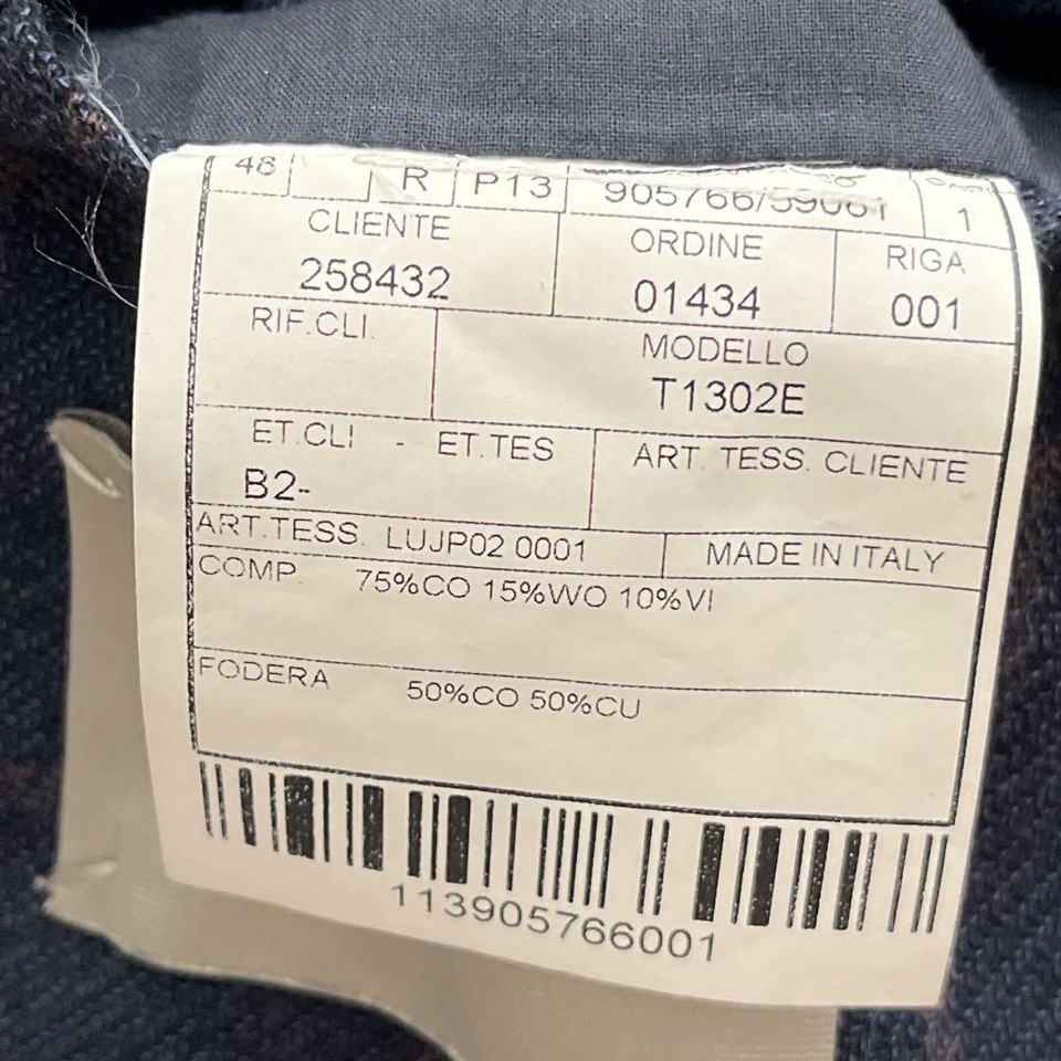 Boglioli Cotton wool navy jacket 48 eBay