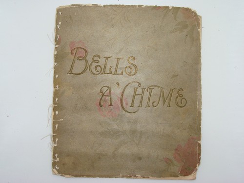 ANTIQUE 1800'S LITHOGRAPH E. NISTER AT NUREMBERG "Bells A'Chime" POETRY BOOK! - Picture 1 of 12
