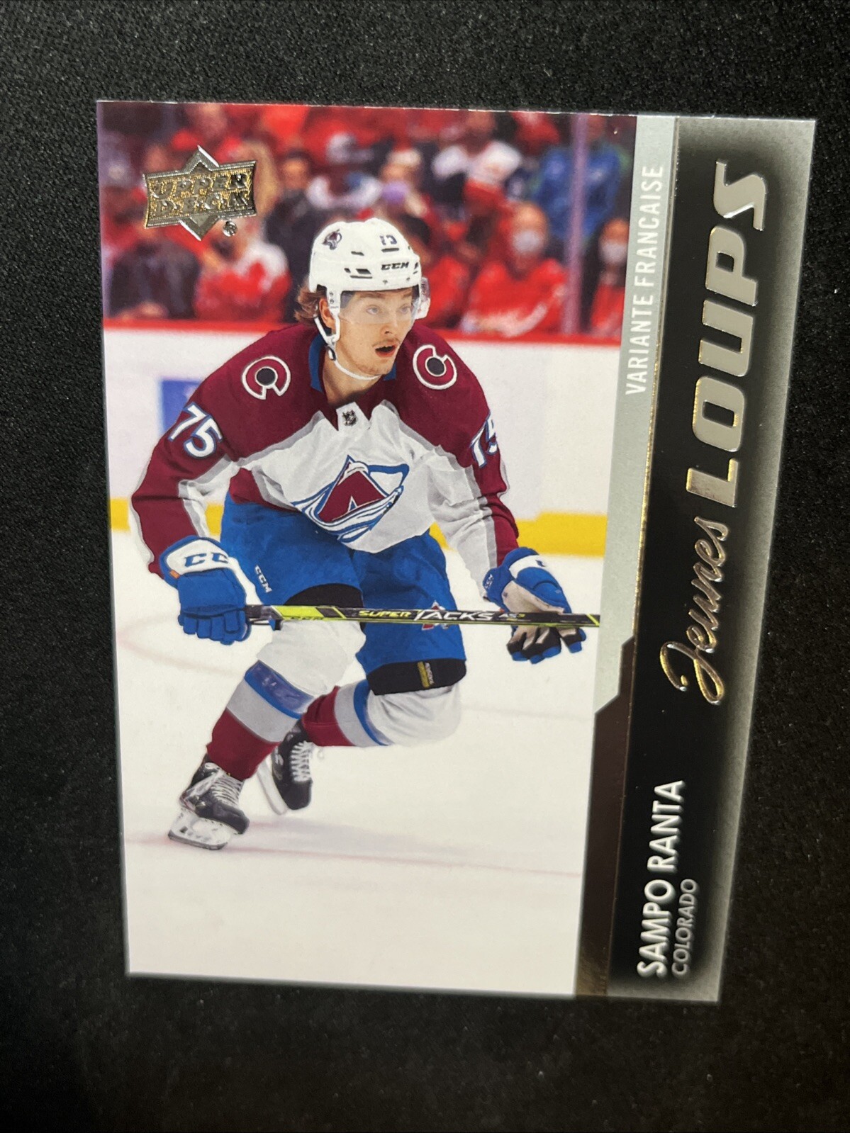 21-22 UD Series 2 Hockey French Young Guns Jeunes Loups 457 Sampo Ranta