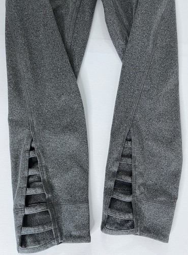 Champion Active Kid's Girl's Leggings Size XS Gray Duo Dry Cutout Ankles - Picture 10 of 17