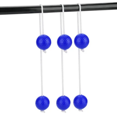 MARKENLOS 3 Paare Leiter Golfball Werfen Bolas Set Ersatz Sportbälle Blau KB