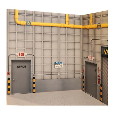 Decalcomania Parete Garage Scala 1:18 Walker Model Designs Design 67 (1 O 3 Fogli A4)