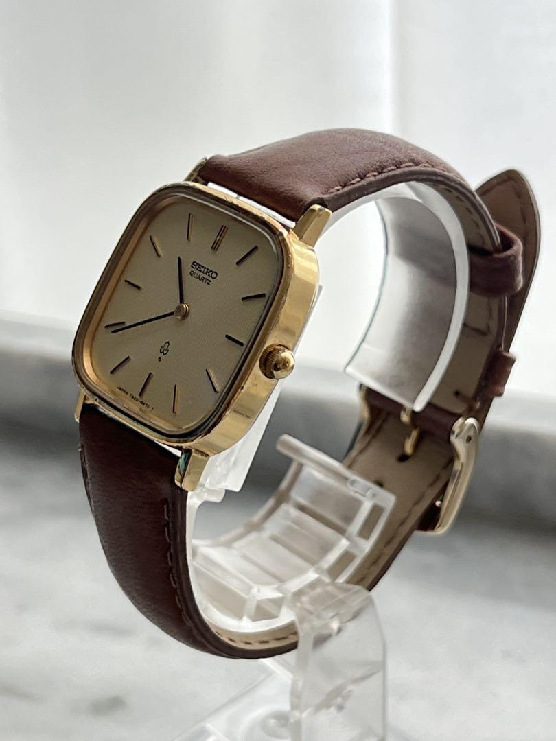 Seiko 7820 Men's Quartz Watch - Antique Vintage, Gold, Used
