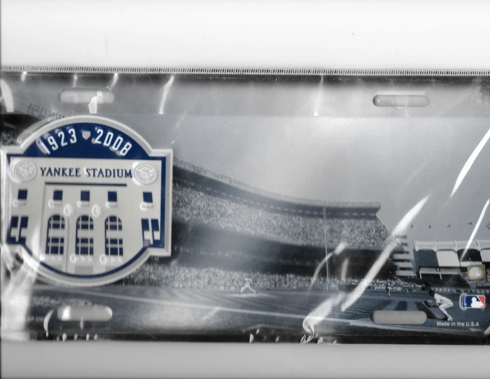 1923-2008 Commemorative NY Yankee Stadium License Plate, Rare - Image 2 of 2