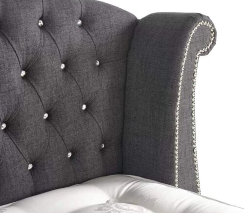 chesterfield wing design bed for sale 4.6ft,5ft,6ft - Picture 2 of 5