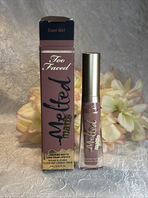 #ad Too Faced Melted Matte Liquified Long Wear Lipstick COOL GIRL NIB Free Ship $28.95