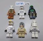 Lego Star Wars Lot of 6 Minifigures Clone and Rebel Figures - MINIFIG - LOT# 270