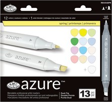 Royal  Langnickel R Azure Marker Set 13/Pkg-Spring Colors - RM-95-4SPR