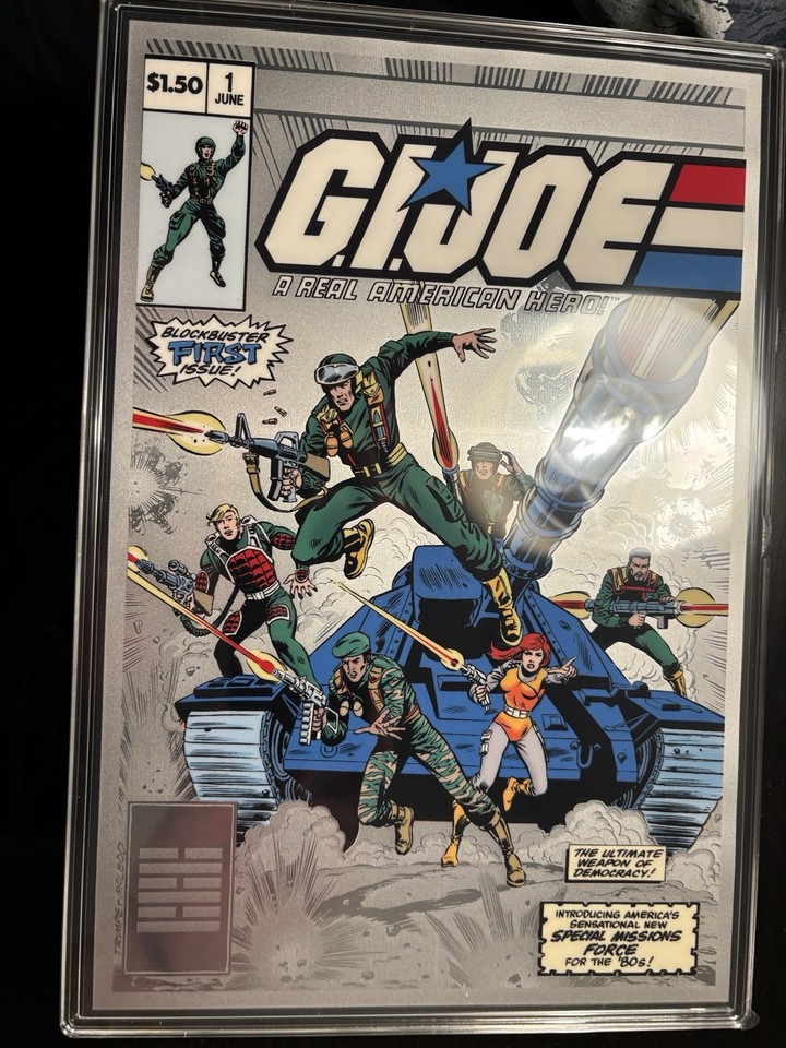 2025 G.I Joe - Comic Book Cover - A Real American Hero: Vol 1 Foil 1 oz ...