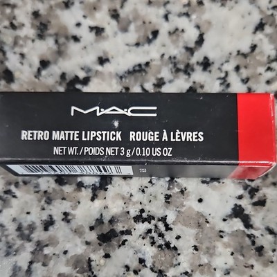M·A·C Retro Matte Lipstick Stick Matte 702 Dangerous Red Shade 0.10oz